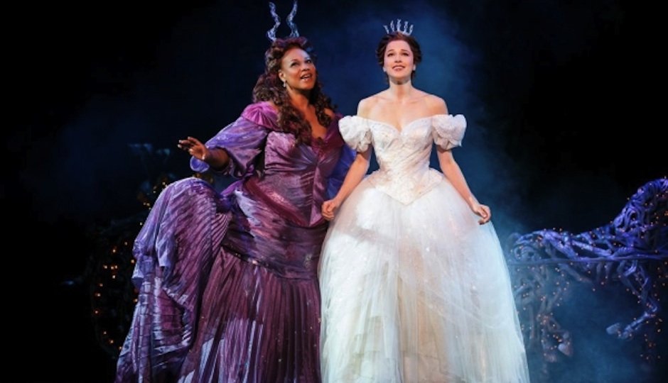 Kecia Lewis and Paige Faure in Cinderella.