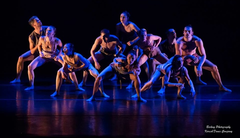 Koresh Dance Company performs in "Ev-o-lu-tion." | Photo via Facebook, courtesy of Bicking Photography.