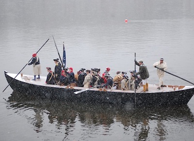 Re-enactors will cross the Delaware December 7th and 25th.