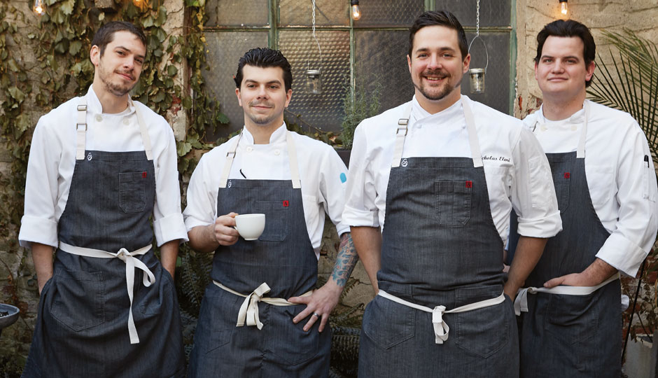 From left, Laurel chefs Kyle McCormick, Edmund Konrad, Nick Elmi, and Paul Becker. | Photo by Michael Persico