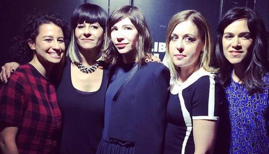 Photo from Carrie Brownstein's Twitter. 