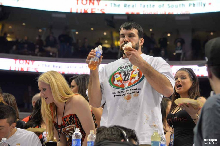 Wing Bowl 22, in 2014. Photo by HughE Dillon