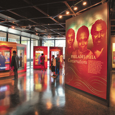 Exhibit at the African American Museum of Philadelphia. 