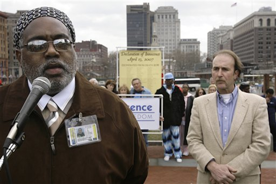 Harold Wilson, left, in 2007. (AP Photo/Matt Rourke)