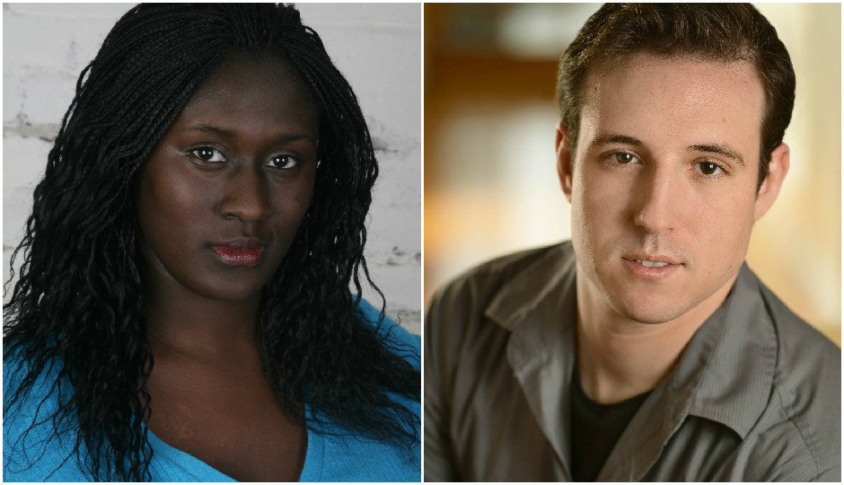 Hilary Asare and Doug Cashell star in Quince's first production of 2015, The Submission. 