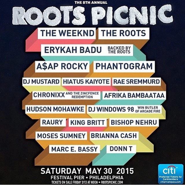 Roots Picnic lineup