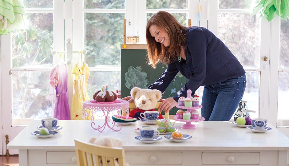 Janet Bernstein makes playrooms fit for a tea party. Photograph by Courtney Apple