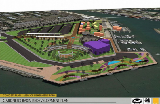 Renderings of Gardner's Basin Redevelopment Plan