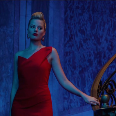 The stunning Margot Robbie in a scene from Focus. 