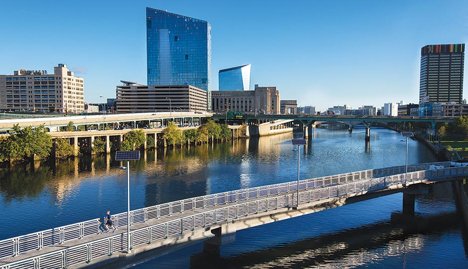 The Schuylkill River Trail. Photograph by Steve Boyle