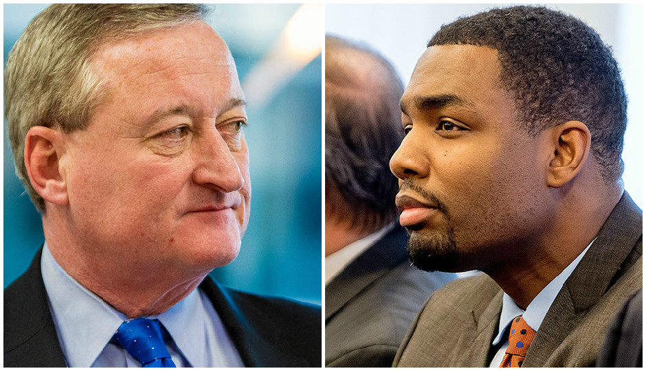 Jim Kenney and Doug Oliver. | Photo by Jeff Fusco.