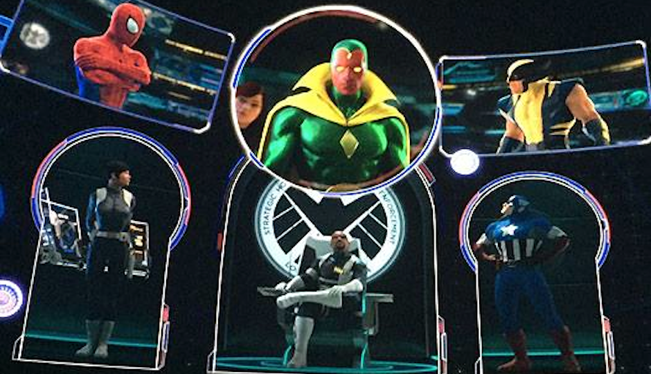 A scene from 'The Marvel Experience.'