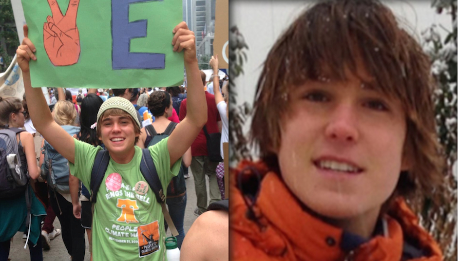 Nicholas Tornambe in Facebook photo (left) and photo provided by police (right)