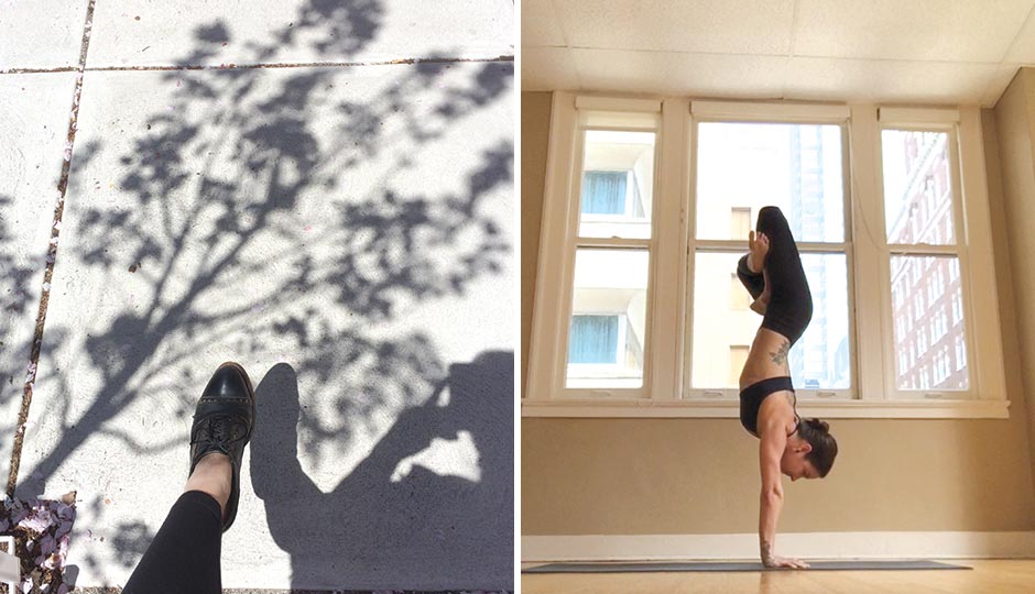 Left: Elena Brennan, shoe boutique Bus Stop. Right: Justicia DeClue, Maha Yoga Studio.