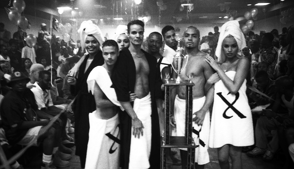 Members of the House of Xtravaganza at the Marc Ballroom in Manhattan, NY 1997, by Gaskin.