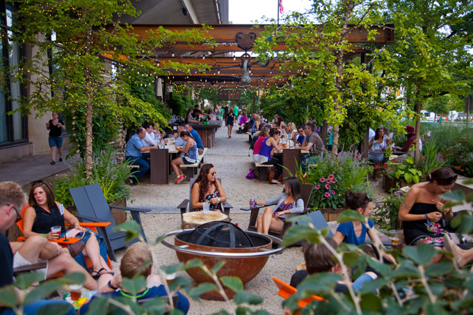 Center City Sips makes it easy to grab a drink outside today.