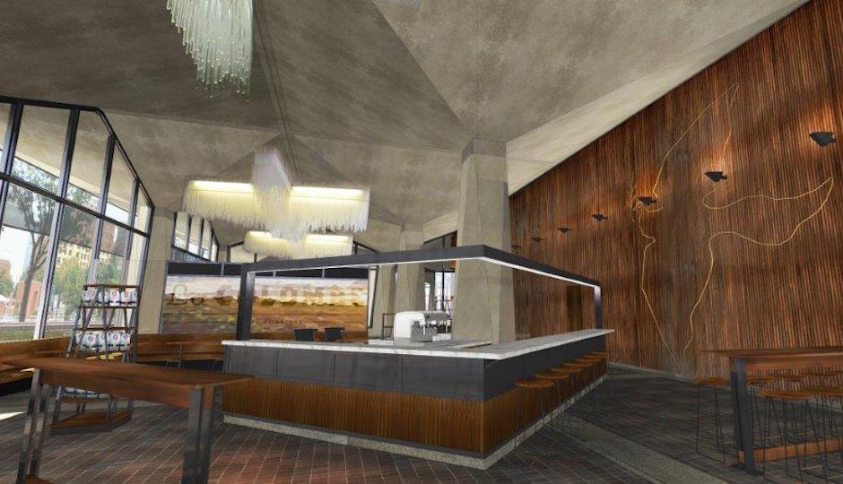 La Colombe at the Dow Building | Rendering: La Colombe