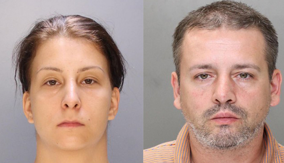 Aura Voicu (left) and Silviu Serban (right) have been arrested.
