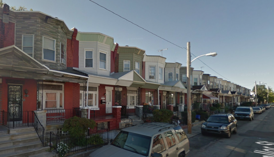 Affordable rowhomes in West Philadelphia. | Google Streetview