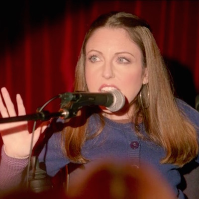 DeVido as storyteller Andrea Mumford in Difficult People. 