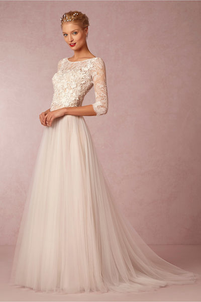 You guys: The Watters Amelie gown is now under $1,000 at BHLDN.com. 