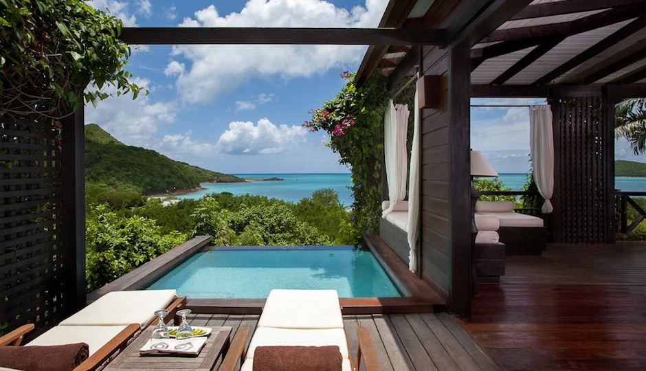 How gorgeous is this view at Hermitage Bay in Antigua? Facebook.com/hermitagebay.antigua