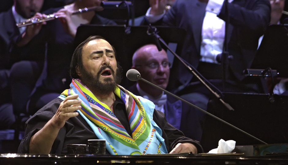 Luciano Pavarotti, via Shutterstock