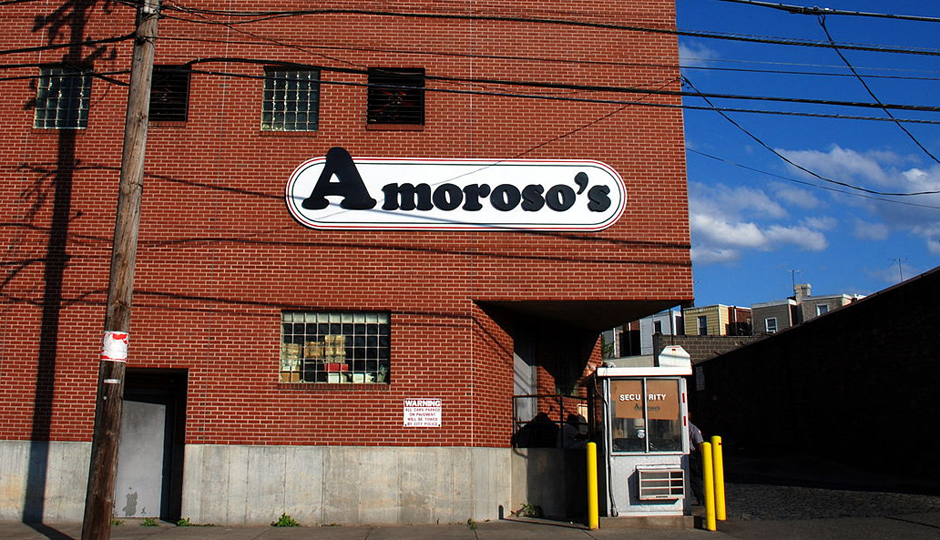 The Amoroso factory at 55th and Baltimore. (Wikis Take Philadelphia/Wikimedia)