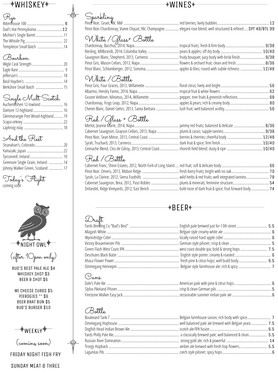 bud-marilyns-menu-drinks