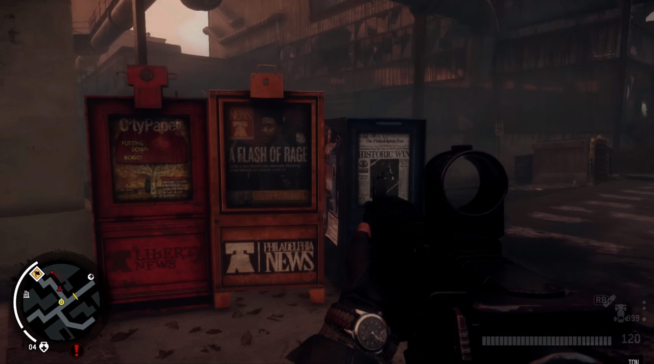 Fake Philly Newspapers in Homefront