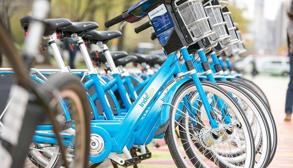 For the first time since it launched, Indego is taking its bike sharing stations offline due to inclement weather. Photo | Indego Facebook