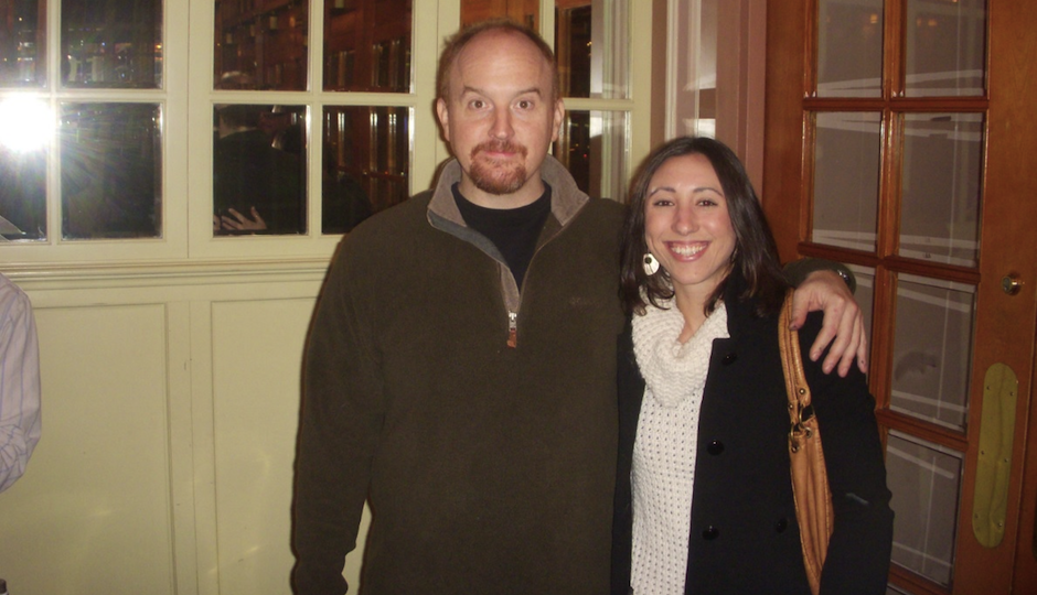 Louis CK with the mystery woman in a 2009 photo.