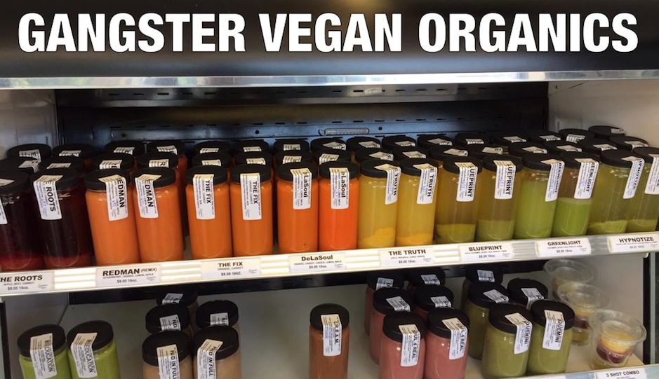 Gangster Vegan Organics juices | Photo via Facebook