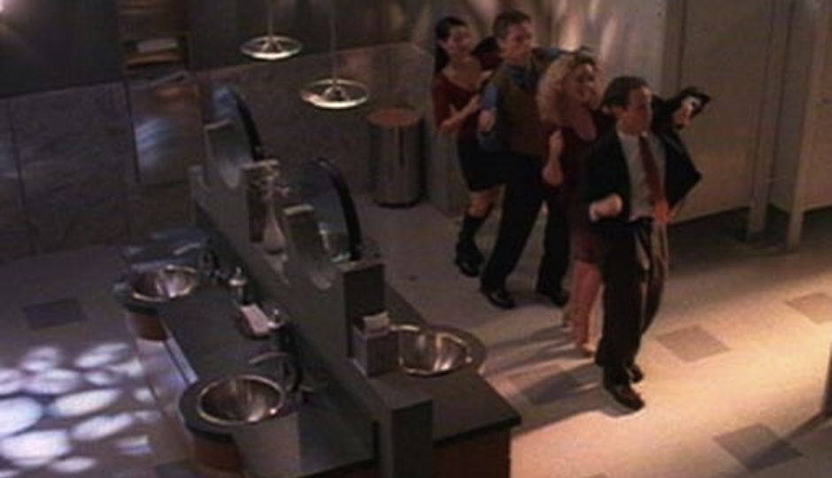 A scene from "Ally McBeal."