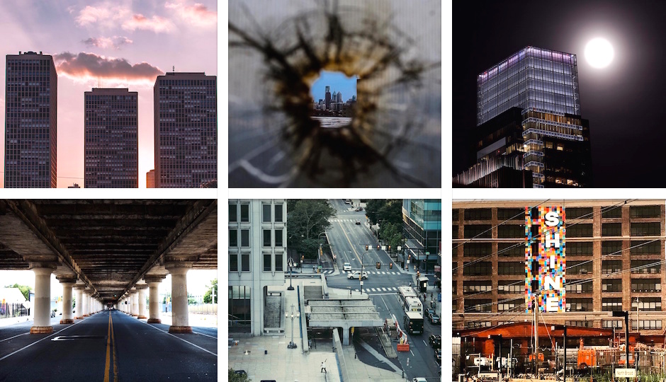 philadelphia Instagram photos under the #Phillyscape hashtag