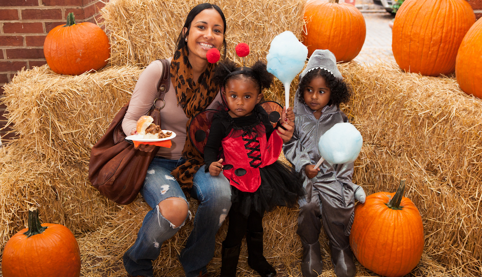 Family at TK PumpkinFest | Photo by South Street Headhouse District