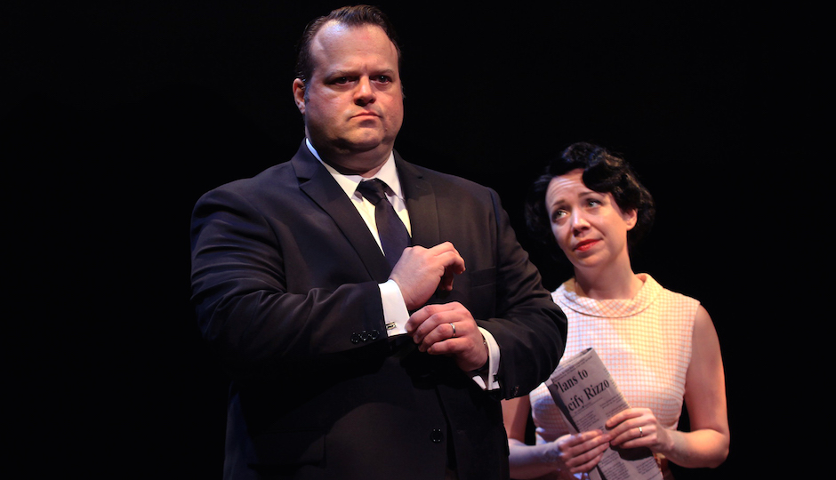 Amanda Schoonover and Scott Greer as Carmella and Frank Rizzo. | Photo by Paola Nogueras