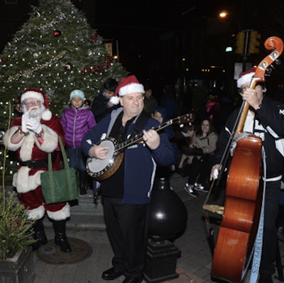 Guests are invited to Deck Passyunk Avenue this week with Santa. | Photo courtesy of East Passyunk Business Improvement District