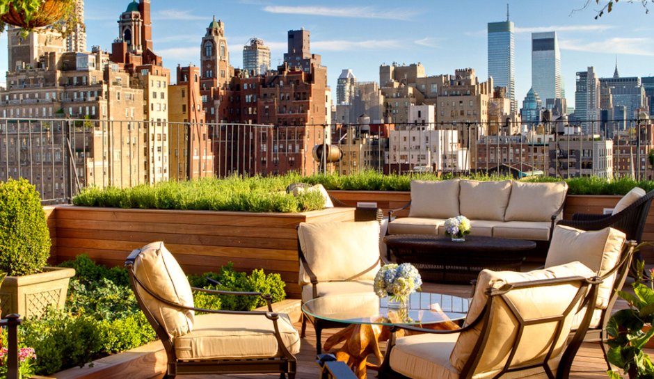 How lovely is the rooftop garden at The Surrey Hotel in NYC? Facebook.com/TheSurreyHotel