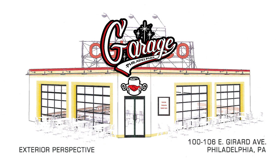 Hastily created rendering of Garage - North using Calexico rendering.