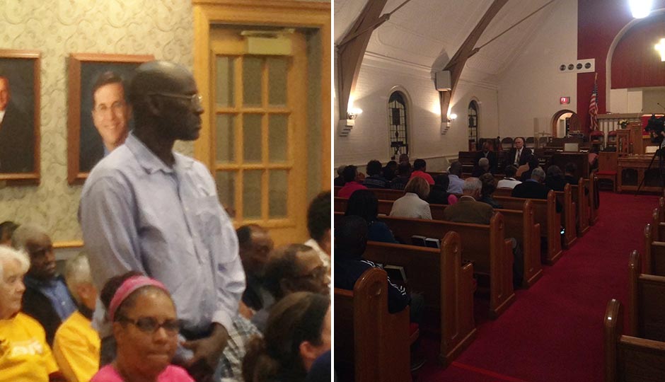 Nathaniel Williams (left); Zion Baptist Church (right). Photos | Sandy Smith