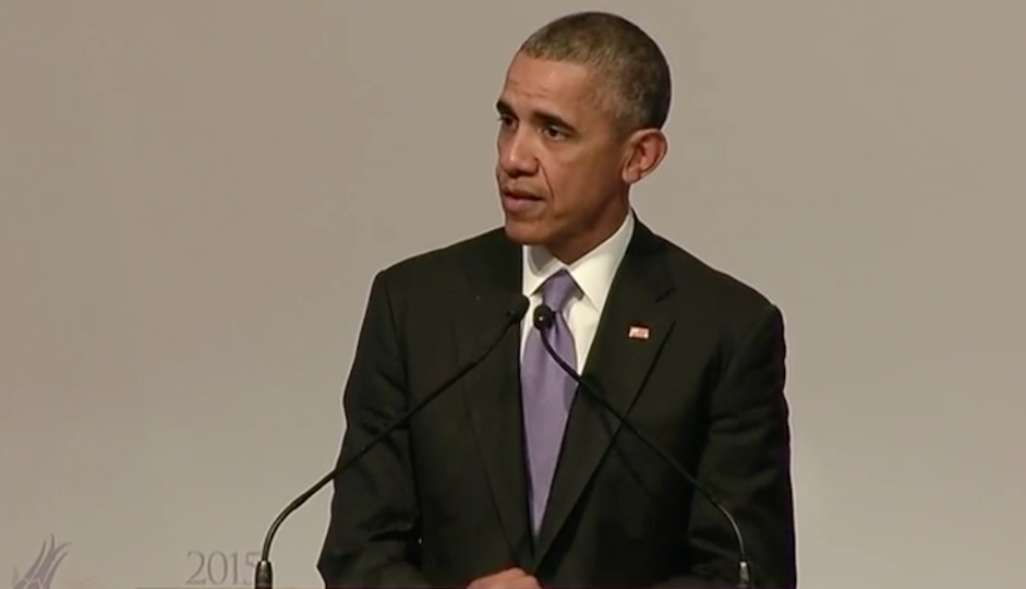 President Obama speaks during a press conference in Turkey. (WhiteHouse.gov)