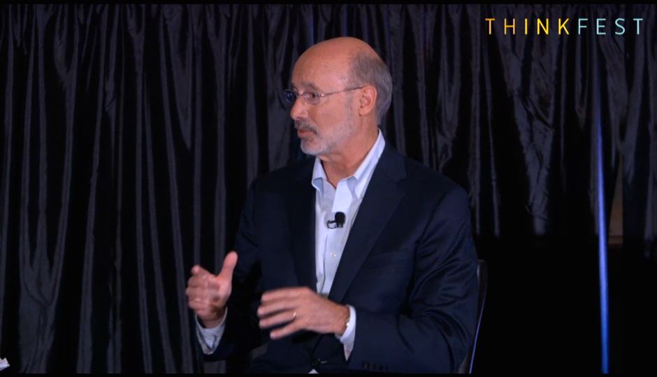 Tom Wolf at ThinkFest on November 6th.