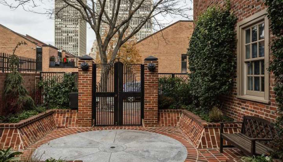 There's the gated entry on Delancey Street | TREND images via BHHS Fox & Roach. Center City–Walnut