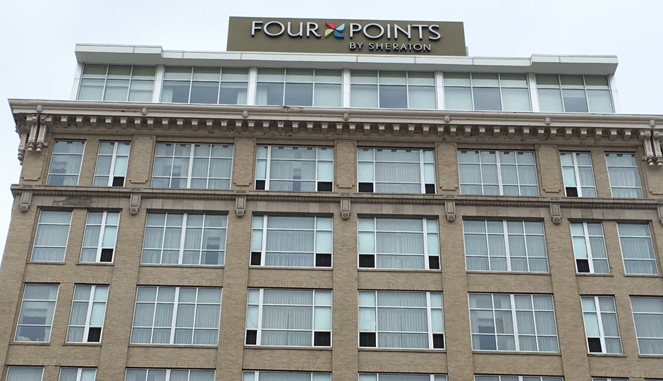 The Four Points by Sheraton at 12th and Race Streets. (Photo by Jared Shelly)