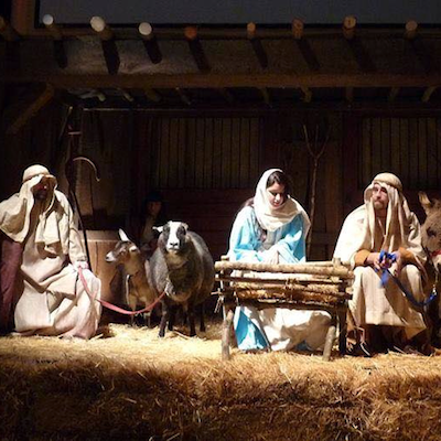 A King of Prussia church is putting a spin on the Christmas Eve service with a live nativity.