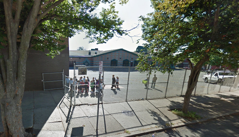 Children line up at the Lewis Elkin Elementary School in Kensington (Photo via Google Maps)