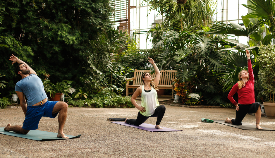 Yoga at the Fairmount Park Horticulture Center | Photo by Casey Kallen Photography