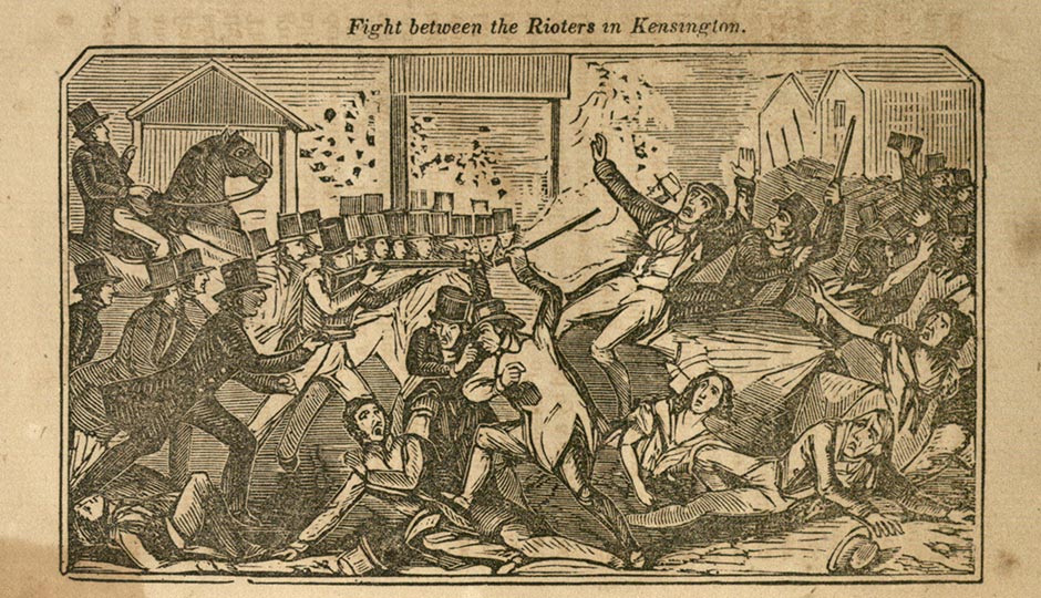 From Chaos in the Streets! The Philadelphia Riots of 1844 collection, used under a Creative Commons license.