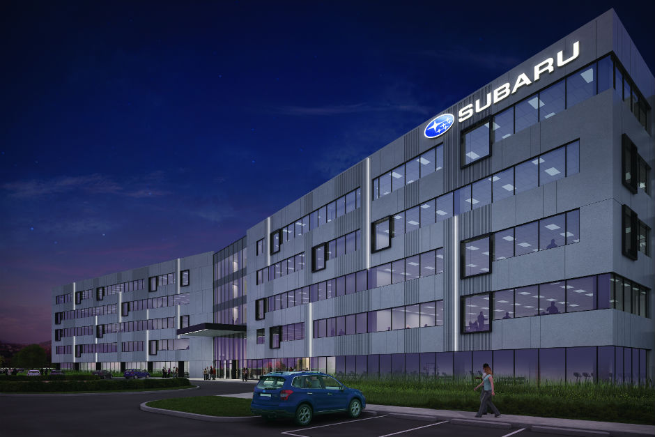 Subaru - Camden HQ rendering